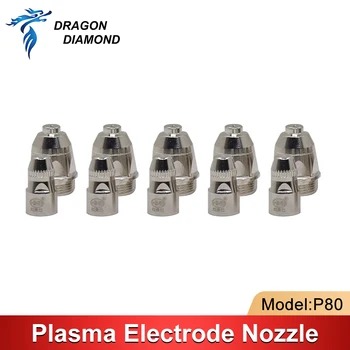 DRAGON DIAMOND P80 Plasma Elektrood Pihusti on Tarbitavad, Lõikamine 40A 60A 80A 100A P80 CNC Plasma Põleti Ots