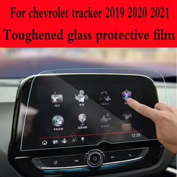 Karastatud klaasist ekraan kaitsja Jaoks chevrolet tracker 2019 2020 2021 auto raadio-gps navigeerimine