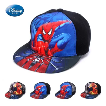 Disney Spiderman Laste Baseball Cap Suvel Silmadega Poiss, Tüdruk Cartoon Hingav Päike Mütsid Lapsed Väljas päikesesirm Beebi Luu Mütsid