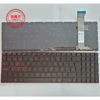 Hispaania SP Uus ASUS GL552 GL552J GL552JX GL552V GL552VL GL552VW N552VW N552VX G771JM G771JW punane Sülearvuti klaviatuur taustavalgustusega