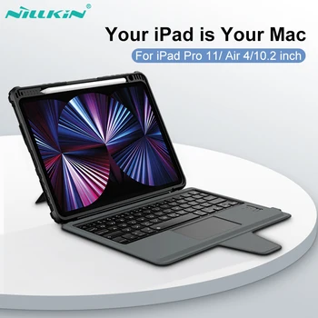 NILLKIN iPad Pro 11 2021 2022 Case For iPad pro 12 9 2021 2022 Bluetooth Keyboard Case For iPad 9 Puhul Pliiatsi Hoidja