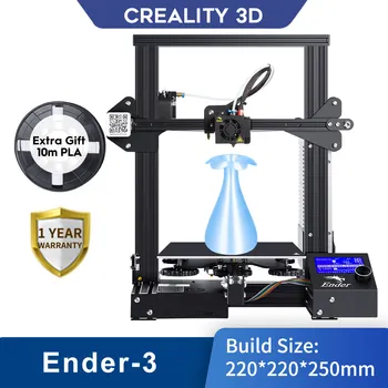 Creality Ender 3/Ender-3X 3D Printer Täielikult Avatud Lähtekoodiga koos Printimise Jätkamiseks Kõik Metallist Raam FDM DIY Printer 220x220x250mm