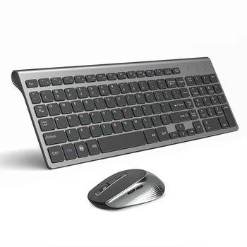 2.4 G Juhtmeta Klaviatuuri, Hiirt Tulus Mini Klaviatuur, Hiir Combo Komplekt Sülearvuti Sülearvuti Mac Lauaarvuti Smart TV vene paigutus