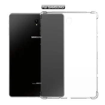 Silicon Case For Samsung Galaxy Tab S4 T835 S5e T720 S6 T860 Lite P610 P615 S7 T875 Selge, Läbipaistev Pehme TPU Tagasi Tableti Kate