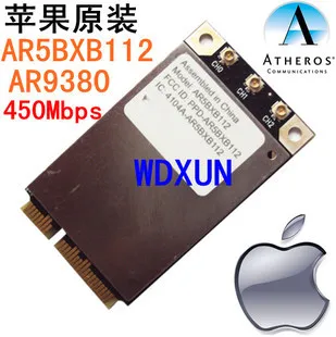 Atheros AR5BXB112 AR9380 kaardi Dual-Band 802.11 N PCI-E 450 MLN link for Mac Pro wifi kaardi PPD-AR5BXB112