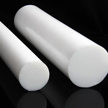 20 kuni 50mm Valge polütetrafluoroetüleen baar keskkond-sõbralik, mitte-mürgine DIY PTFE plastikust varras/ läbimõõt PTFE baar