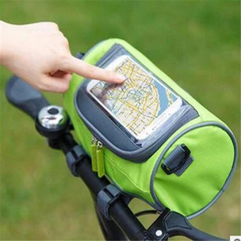Mountain Bike Jalgratta Kotid Panniers Puutetundlik Jalgrattasõit Telefoni Kott Juhul Road Bike Ees Toru Lenkstangi Silinder Kott