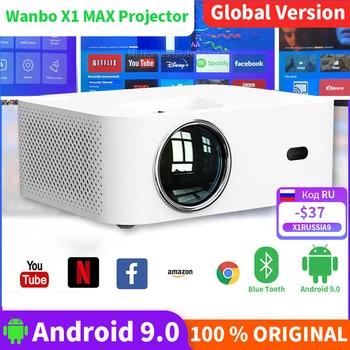 Wanbo X1 Max Projektor Android 9.0 Wifi Telefon Mini Full Hd 1920*1080P 4K Globaalne Led Kaasaskantav Projektor Kodu-Kontor