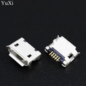 10tk G21 Micro-5pin DIP Female Connector Mobiilne Telefon Mini-USB-laadija Pesa Lokkis Suu Kõrge Kvaliteedi Müüa kahjumiga