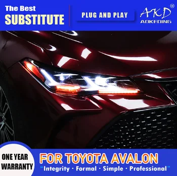 AKD Pea Lamp Toyota Avalon LED Vilkur 2019-2022 Pesuseade Avalon PÄEVATULED suunatuli kaugtulede Angel Eye Projektori Objektiivi