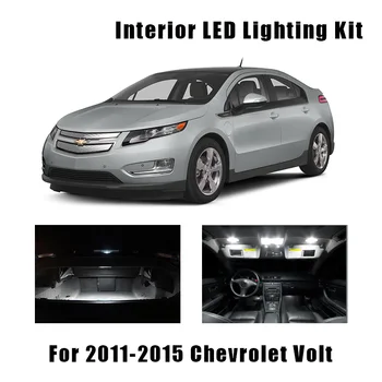 12 Pirnid Valge Interjöör LED Car Light Kit Sobi 2011 2012 2013 2014 2015 Chevrolet Volt Kaart Dome Pagasiruumi Litsentsi Lamp Ei Vea