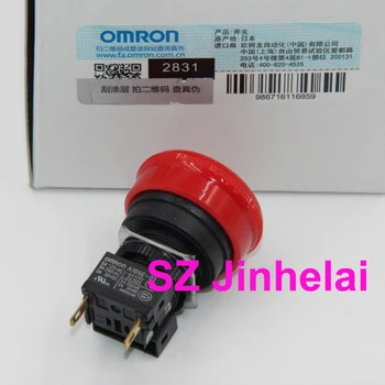 OMRON A165E-S-01 Autentne, originaal Emergency stop nupp switch