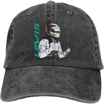 Lewis Hamilton Sport Denim Ühise Põllumajanduspoliitika Reguleeritav Snapback Casquettes Unisex Plain Pesapalli Kauboi Müts Must