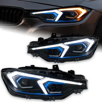AKD Auto Tuled BMW F30 LED Vilkur Projektori Objektiivi F31 Pea Lamp 318i 320i 325i 328i 330i 335i PÄEVATULED Mootorsõidukite Tarvikud