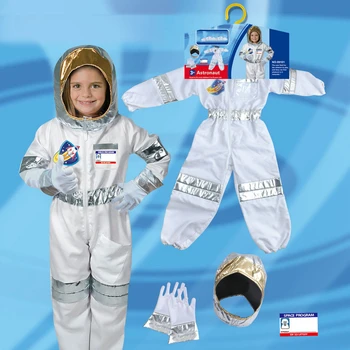3tk Lapsed Laps Astronaut Cosplay Kostüümid Mängud Sobivad Carnival Osapoole Riided Okupatsiooni Mängu Rolli, Esita Kit Komplekt Tüdrukutele, Poistele