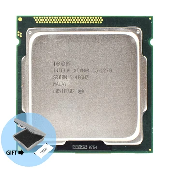 Intel Xeon E3-1270 E3 1270 3.4 GHz Quad-Core CPU Protsessori 8M 80W LGA-1155