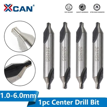 XCAN HSS Center Harjutused Bit 60 Kraadi Metallist Drill Bit Elektrilised Tööriistad Auk, Puurimine, Augu Lõikur 1.0/1.5/2.0/2.5/3.0/3.5/4.0/5.0 mm
