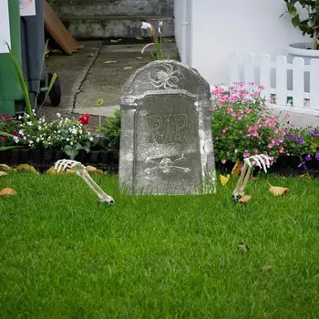 Halloween Hauakivi Aia Kaunistamiseks Skelett Haud Maja Kaunistamiseks Tähtede Poole Hauakivi Decor Kummitab RIP Frighte X1K1