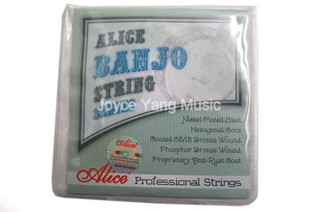 Alice AJ06 4-String Banjo Stringid nikeldatud Terasest Strings/Kaetud 85/15 Pronks Haava .009-.030 aastal.