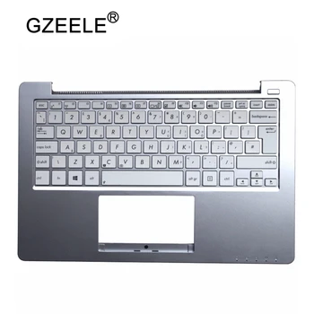 GZEELE Uus ASUS X201 X202 X201E x202E koos Asenda UK Sülearvuti Klaviatuuri Paigutus Topcase Eluaseme Palmrest klaviatuuri bezel ülemine
