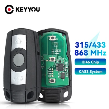 KEYYOU Remote Key 315MHz 433Mhz 868MHz PCF7953 Kiip BMW CAS3 1/3/5/7 Seeria, X5 X6 E60 e61 seadmesse E70 E71 E87 E90 Z4 KR55WK491