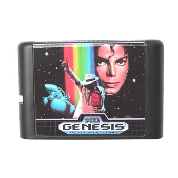 Micheal Jackson Moonwalker ELI/USA Shell 16 bit MD Mäng Kaardi Jaoks Sega Mega Drive Jaoks Genesis