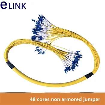 10m 48 südamikud fiber patch cord SM komplekteeritud jumper LC-KS FC ST 48 core kaabel 2.0 mm Singlemode optical fiber patch plii 48C liit