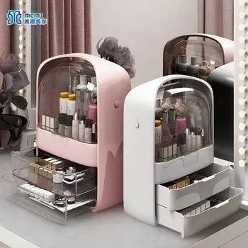 Ladustamine-Box Suur Võimsus Kosmeetika Ladustamise Kasti Sahtli Meik Korraldaja Boxs Kosmeetika Desktop Vannituba Tolmukindel Ilu, Mood