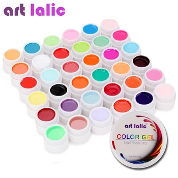 36 Värvid UV Geeli Komplekt Puhas Katta Värvi Decor Nail Art Vihjeid Pikendamine, Maniküür DIY Tööriistad
