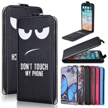 Flip leather case For iphone 14 13 12 11 pro max case For iphone 12 13 mini 5 5s 6 6s 7 8 plus X-XR, XS Max Vertikaalne tagakaas