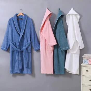 Uus 100% Puuvill Hommikumantel Naiste Hotel Riideid Toweling Terry Fliisist Hommikumantel, Kes Armastavad Rüü Pehme Hommikumantel Sleeprobe Naiste Vabaaja Homewear