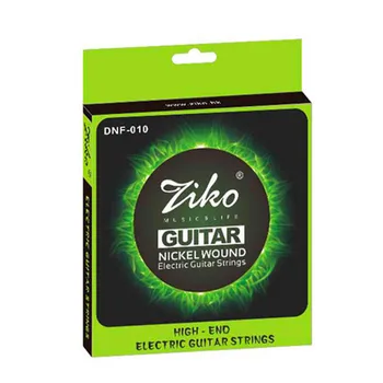 Ziko DNF 009 010 Electric Guitar Strings nikeldatud süsinikterasest Kuusnurkne Sulam, Muusikariistad