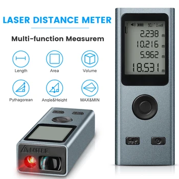 Laser Range finder Kaasaskantav Mini Laser Distance Meter Laetav Rangefinder 25M Elektrooniline Rulett Trena mõõdulint Tester