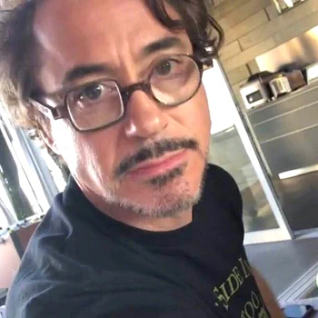 Raudmees (Robert Downey. Jr Prillid Meestele Käsitöö Atsetaat Ebaregulaarne Ring Prillid Raami Mens Väike Nerd Dioptri Prillid