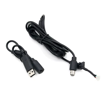 Kõrge Kvaliteediga USB-4 Pin Kaabel Juhe Kaabel +Löönud Adapter Asendamine Xbox - 360 Wired Controller Tarvikud