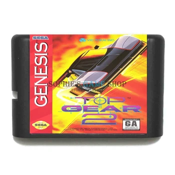 Top Gear 2 Mängu Kasseti Uusim 16 bitine Mängu Kaardi Jaoks Sega Mega Drive / Genesis Süsteem