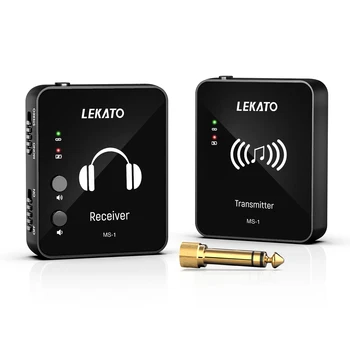 LEKATO Cuvave M-VAVE M8 WP-10 2.4 G Traadita Kõrvaklappide Monitor Kõrvaklapid Saatja-Vastuvõtja Süsteemiga, Toetab Stereo-Mono
