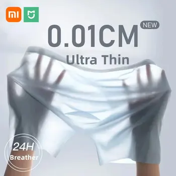 Xiaomi Mijia Meeste Aluspüksid Mens Jää Silk Õmblusteta Aluspesu Ultra-õhuke Hingav Bokserid meestele Aluspüksid Boxershorts