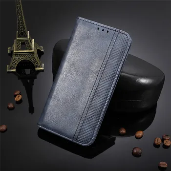 Sobib ZTE Blade A51 magnet klapp kaitsev kest rahakoti tüüp ZTE Blade A51 mobiiltelefoni täis nahast karpi