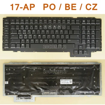 Portugali / Belgia / tšehhi slovaki Uus Klaviatuur HP Omen X 17-ap 17-ap000 Sülearvuti Backlit