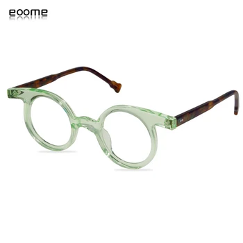 Eoome Uus Mood käsi desinger väike ring luksus uus kuum müügi-Atsetaat Raamid Unisex Mudel, optilised prillid kiire delive