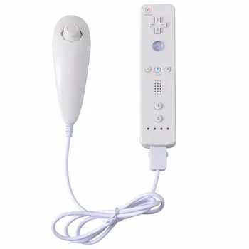 6 Värvi 1 pakk Nunchuk pult Mängu Controller for Wii, Nintendo ilma Motion Plus