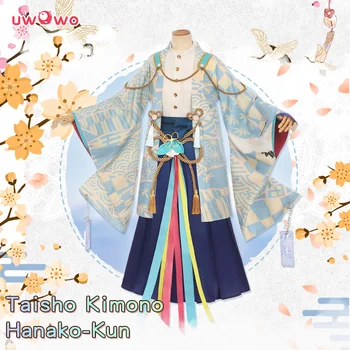 【Kliirens ainult S】UWOWO Wc-Seotud Hanako kun Cosplay Jibaku Shounen Hanako-kun Kimono Cosplay Hanako Kun Kostüüm Kleit