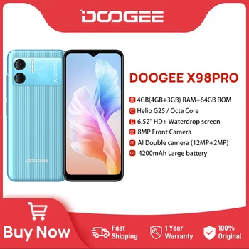 DOOGEE X98 Pro Nutitelefoni 6.52