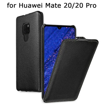 Luksus Ehtsa Naha puhul Huawei Mate 20 20Pro Äri Flip Telefon Hõlmama Naha jaoks Huawei Mate20 Mate 20 Pro Tasuta Kingitus