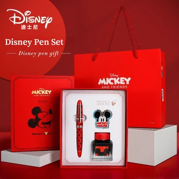 Disney Pen Gift Box Set Anime Miki Minne Karupoeg Puhh Tindiga Pliiatsid Kõrge-klassi Kirja Kingitus Kirjatarvete Asjade Tinti, Sulgi Kingitus