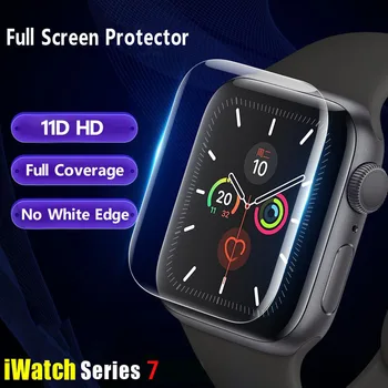 Ekraani Kaitsekile Apple Vaadata 45mm 41mm 41 45 mm iwatch Pehme Filmi vaadata tarvikud apple watch seeria 7