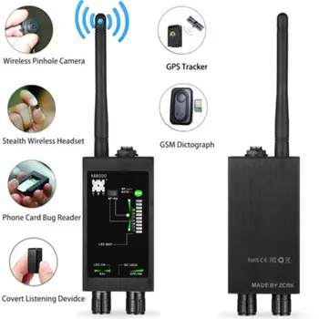 M8000 Automaatne Signaali Detektor Traadita RF Signaali Detektor Anti-spy Siiras Kaamera GSM-GPS-Scan Finder Magnet Antenn Avastada