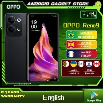 OPPO Reno9 RENO 9 5G Mobiilne Telefon Snapdragon 778G 6.7 OLED 64MP Kaamera, NFC-Nutitelefoni