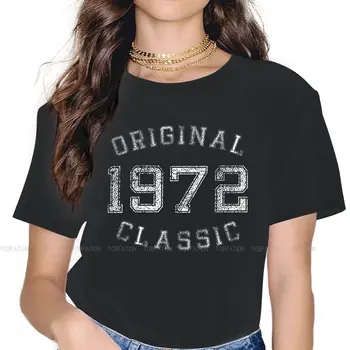 Originaalne Retro Vintage 50. Sünnipäeva Kingitus Hipster TShirts 1972. Aastal 2022 50 Aastat Vana Naine, Riie Streetwear T-Särk O Kaela Suur Suurus